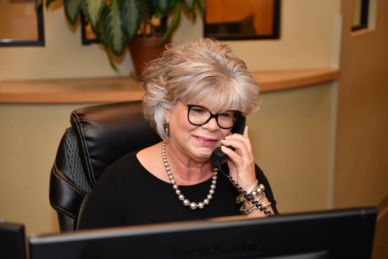 Sherri at the Front Desk